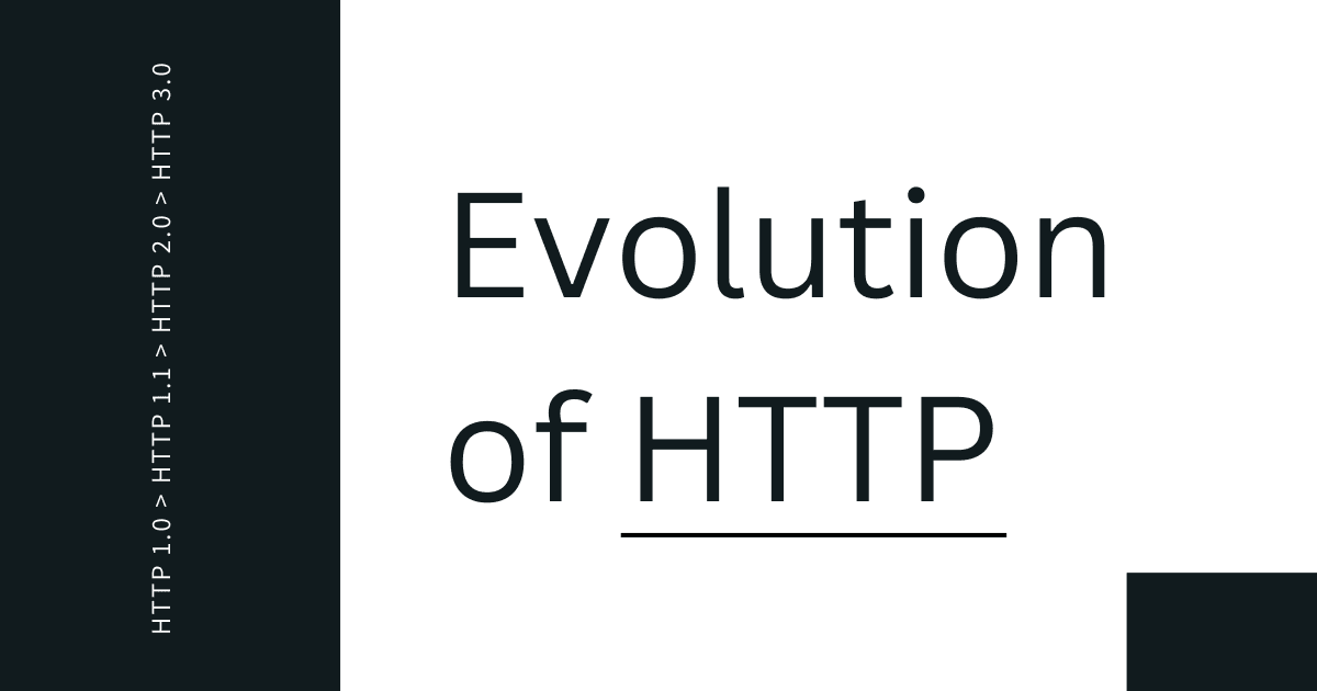 Evolution of HTTP