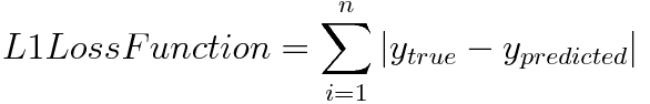 l1 loss function