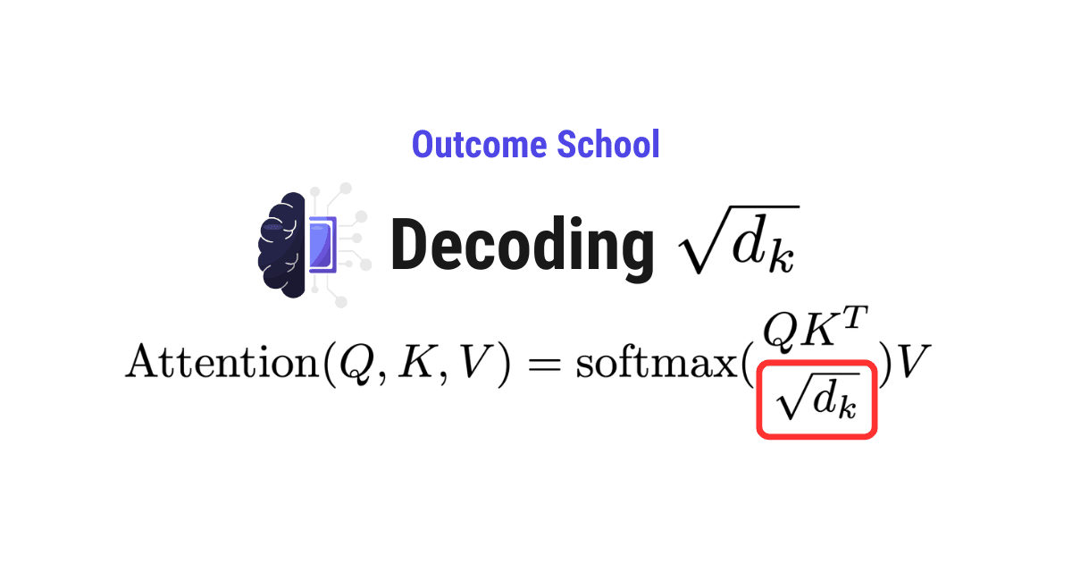 Math behind √dₖ Scaling Factor in Attention
