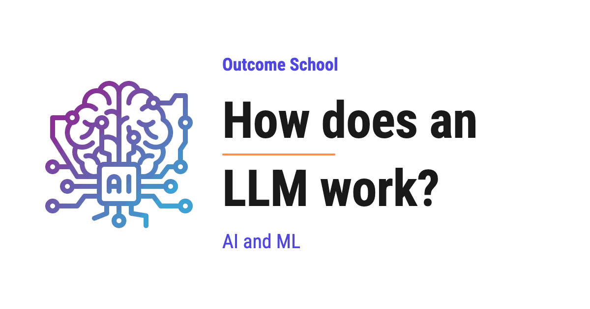 How does an LLM work?