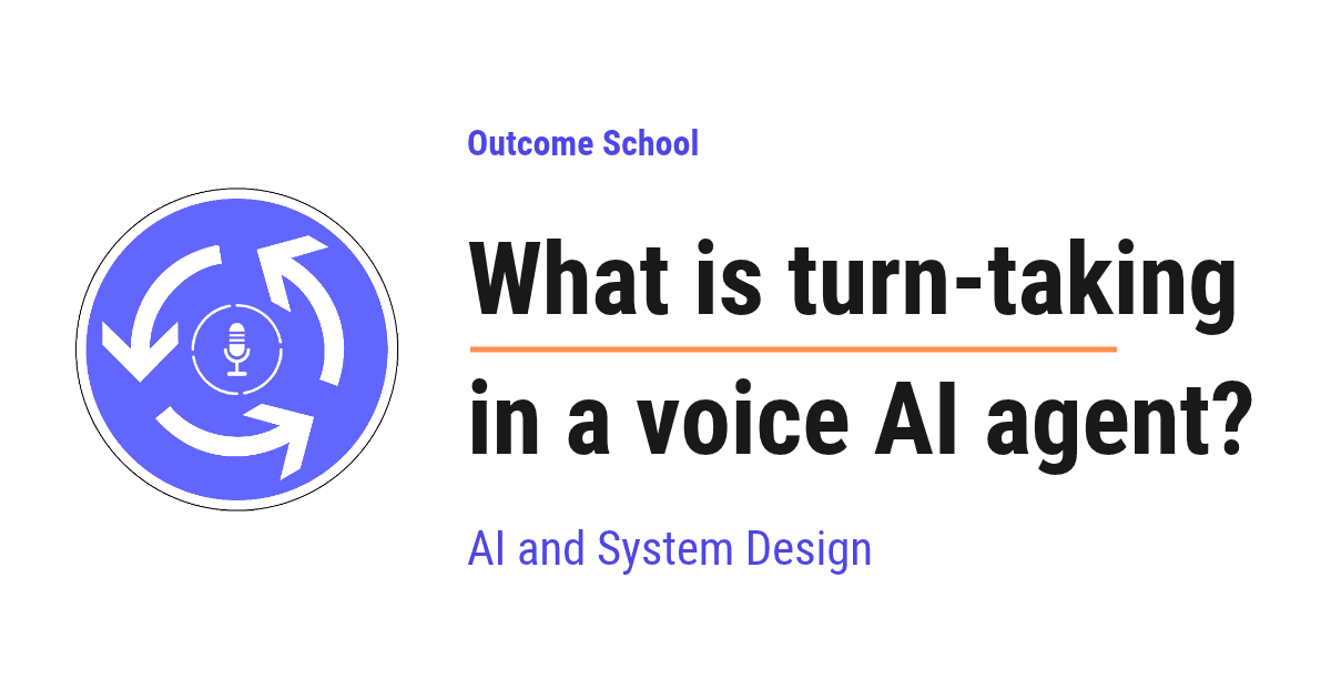 What is turn-taking in a voice AI agent?